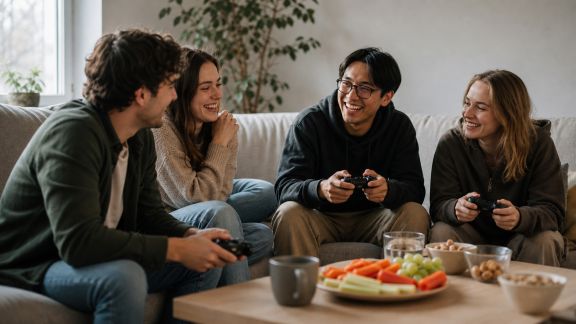 Organiser une soirée jeux vidéo saine et épanouissante entre amis