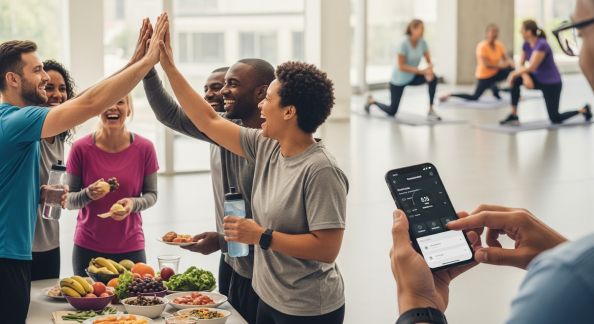 Applications de motivation collective : sport, nutrition et entraide