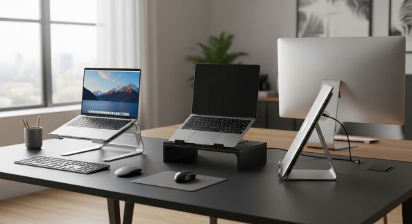 Comparatif des supports d’ordinateur portable : ergonomie et efficacité au bureau