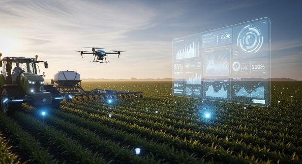 L’IA dans l’agriculture : des champs connectés à l’analyse prédictive