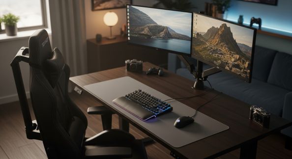 Top 5 des accessoires indispensables pour un setup gaming ergonomique